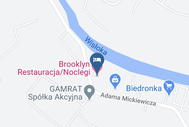 Jasielski - Brooklyn Restauracja Noclegi Maps