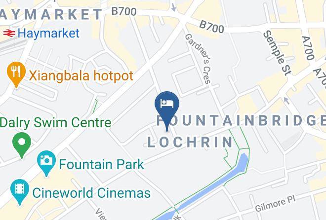 Edinburgh City - Brooks Hotel Edinburgh Maps