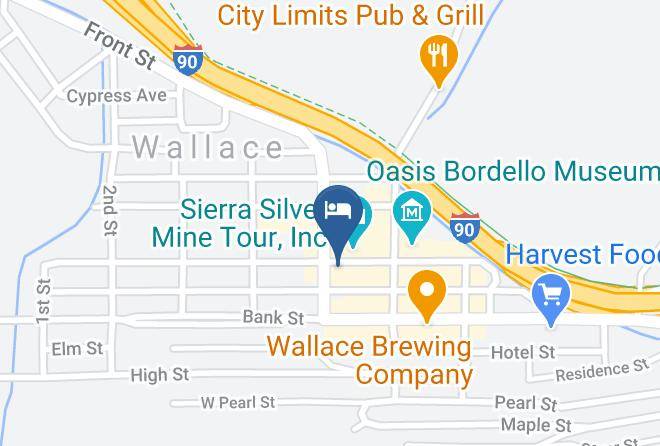 Shoshone - Brooks Restaurant Maps