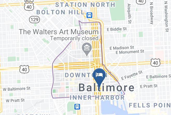 Baltimore City - Comfort Inn & Suites Baltimore Inner Harbor Maps