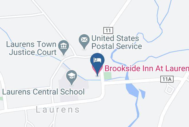 Otsego - Brookside Inn At Laurens Maps