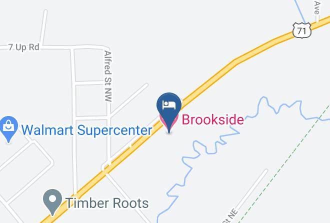 Wadena - Brookside Motel Maps
