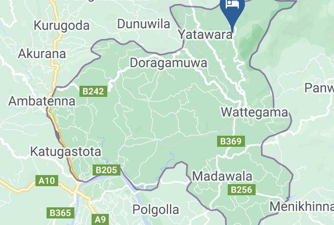 Kandy - Brookside Resort Maps