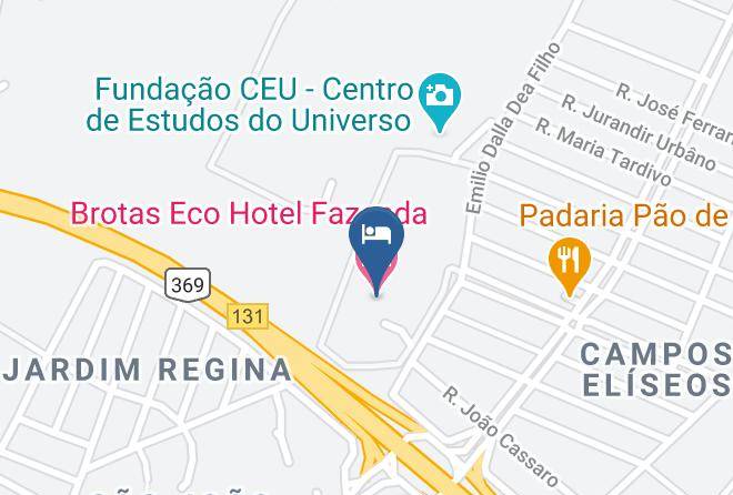 Brotas - Brotas Eco Hotel Fazenda Maps