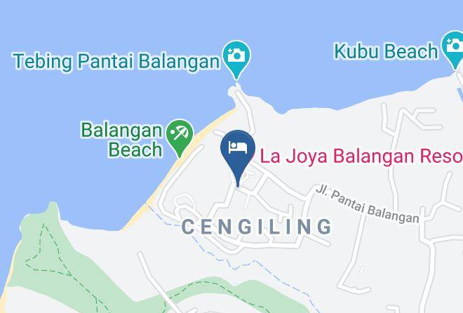 Badung Regency - Brothers Bungalows Balangan Maps