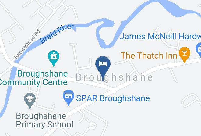 Mid East Antrim - Broughshane B&b Maps