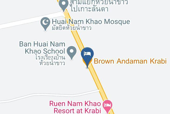 Amphoe Khlong Thom - Brown Andaman Krabi Maps