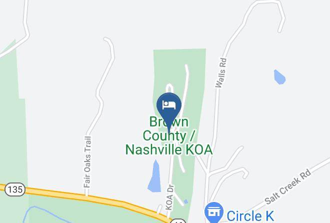 Brown - Brown County Nashville Koa Maps