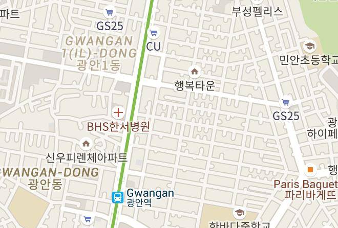 Suyeonggu - Brown Dot D Ocean Maps