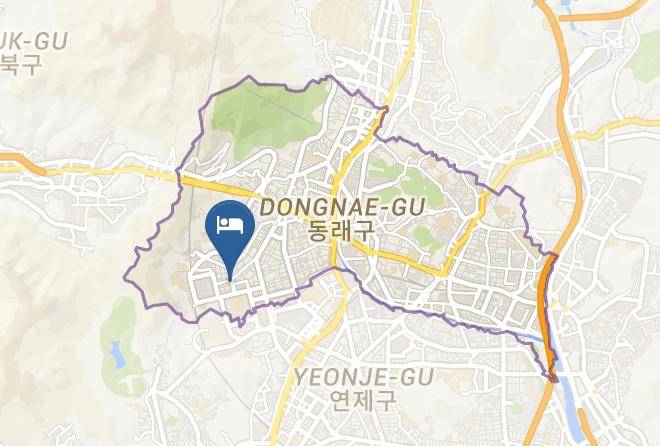Dongnaegu - Brown Dot Hotel Busan Sajik Stadium Maps