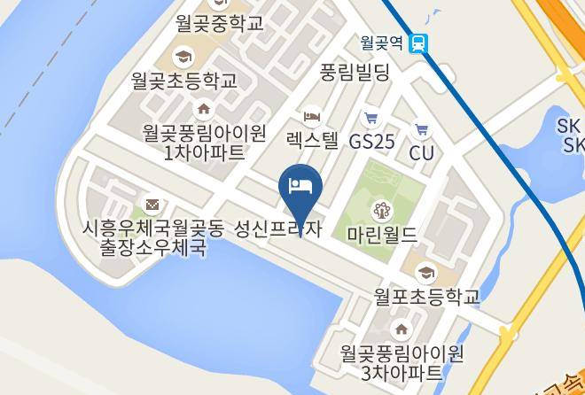 Siheungsi - Brown Dot Hotel Wolgot Maps