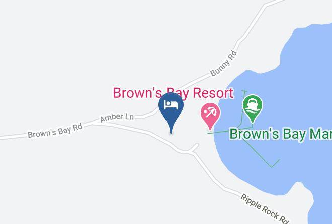 Strathcona - Brown's Bay Resort Maps