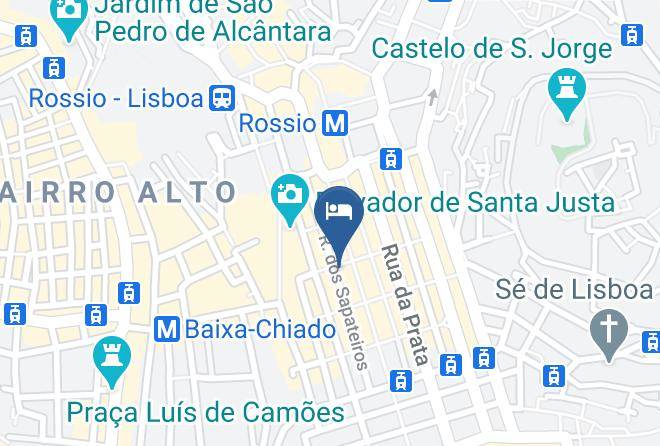 Lisbon - Brown's Central Hotel Maps