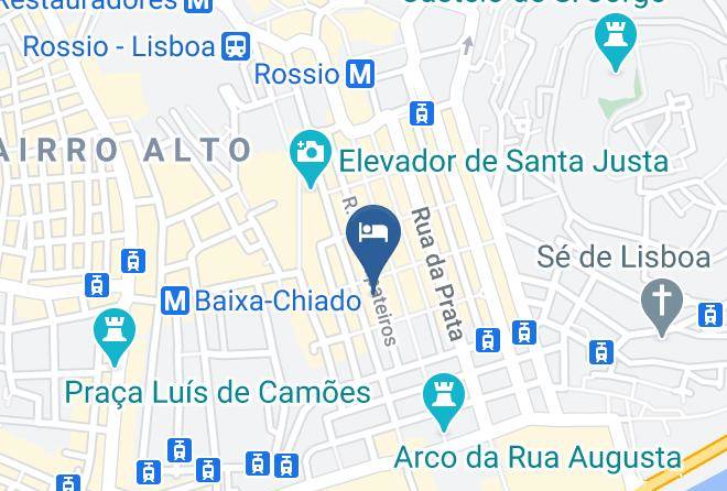 Lisbon - Brown's Downtown Hotel Maps
