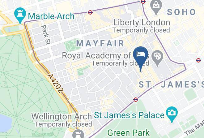 London - Brown's Hotel Maps