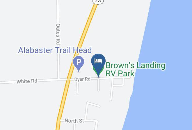 Arenac County - Brown's Landing Rv Park Maps