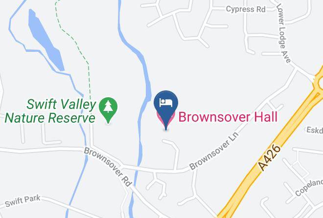 Warks - Brownsover Hall Hotel Maps