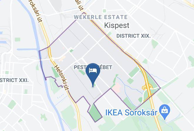 Budapest 20 Kerulet - Bruda Panzio Maps