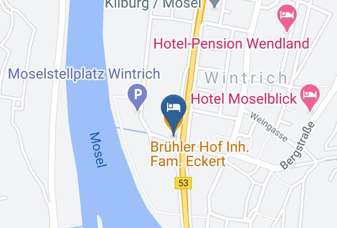 Bernkastel Wittlich - Bruhler Hof Inh Fam Eckert Maps