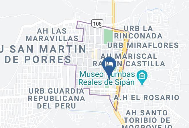 Lambayeque - Brunning Hotel Maps