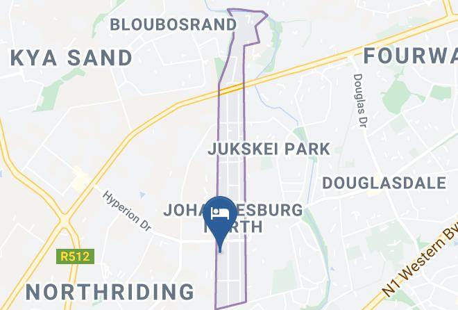 City Of Johannesburg - Bruno Comfort Suites Maps