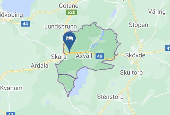 Skara - Brunsbo Gastgifveri Hotell & Bed Breakfast Maps