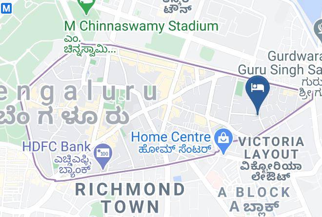 Bengaluru - Brunton Heights Executive Suites Maps