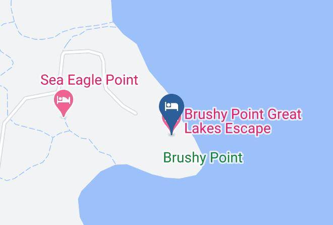Mid Coast - Brushy Point Great Lakes Escape Maps