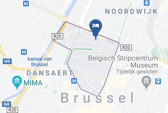 Brussels - Brussels Heart Hotel Maps