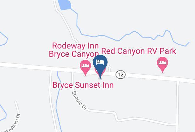 Garfield - Bryce Sunset Inn Maps