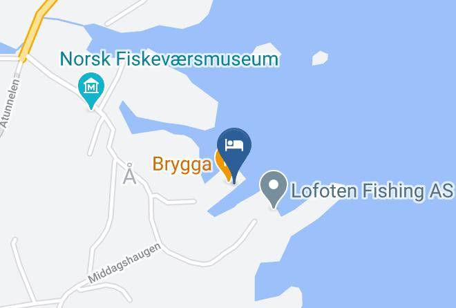 Brygga Hotel And Restaurant Map