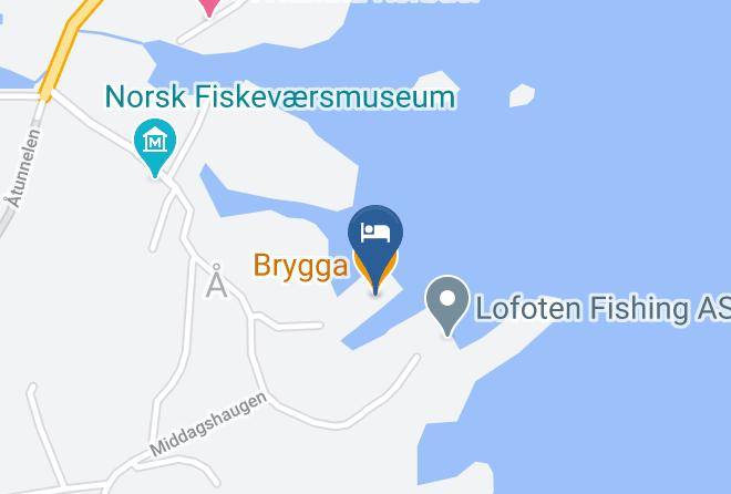 Moskenes - Brygga Restaurant Maps