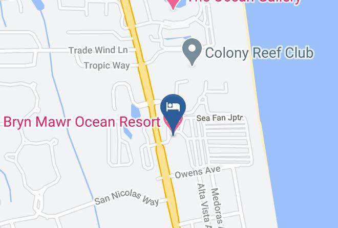 St Johns - Bryn Mawr Ocean Resort Maps