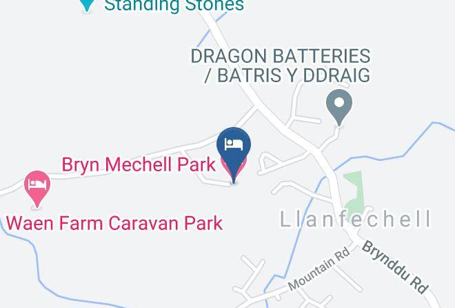 Isle Of Anglesey - Bryn Mechell Park Maps