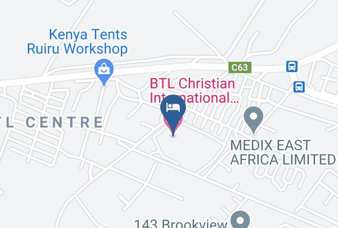 Btl Christian International Conference Centre Map - Central - Kiambu
