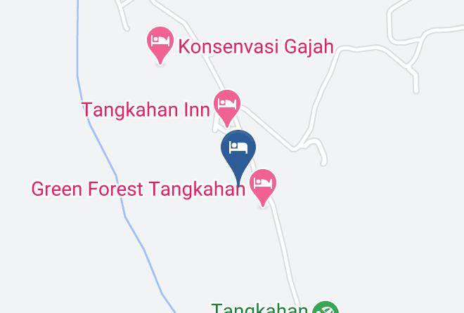 Bua Guesthouse Tangkahan Map - North Sumatra - Langkat Regency