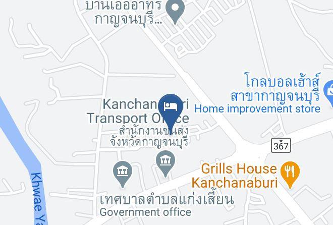 Amphoe Mueang Kanchanaburi - Bua Sawan Resort Maps