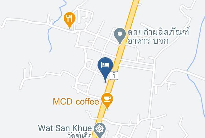 Amphoe Mae Chan - Bua Thong Resort Maps