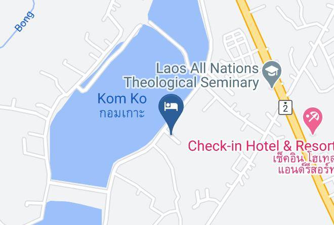 Amphoe Mueang Nong Khai - Bualinn Resort Maps