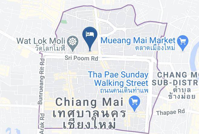 Amphoe Mueang Chiang Mai - Buaraya Hotel Chiangmai Maps
