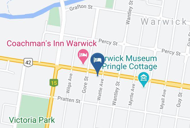 Southern Downs - Buckaroo Motor Inn Maps