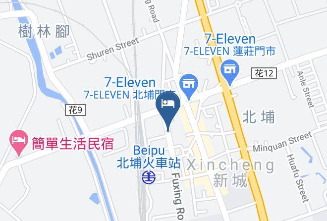 Buckingham Palace B&b Mapa - Taiwan - Hualiennty