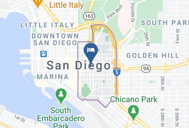 San Diego - Buckner Hotel Maps