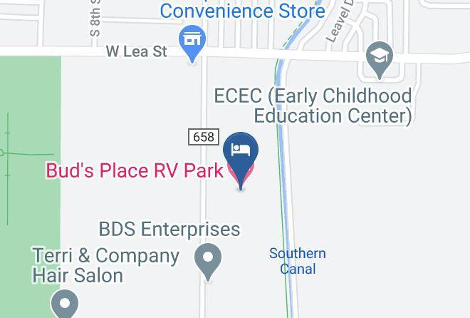 Eddy - Bud's Place Rv Park Maps
