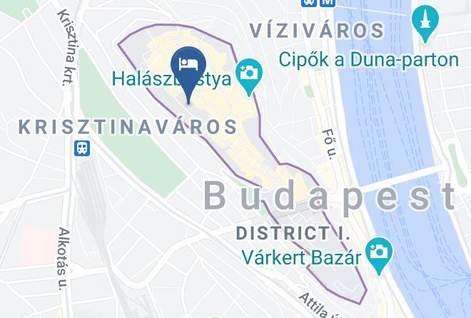Budapest District 1 Budapest - Buda Castle Fashion Hotel Maps