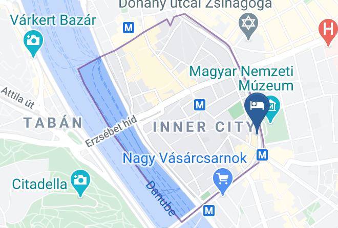 Budapest 5 Kerulet - Budapest Hotel Maps