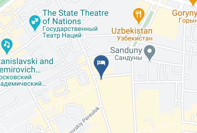 Moscow - Budapest Hotel Maps