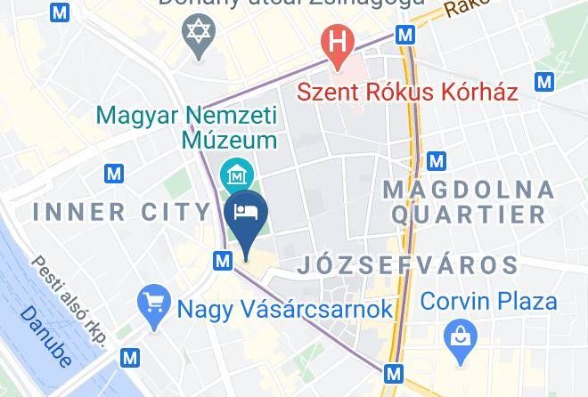 Budapest 8 Kerulet - Budapest Palota Negyed Varoskozpont Maps