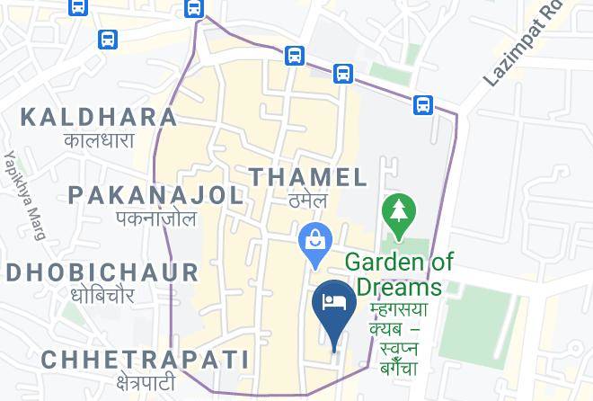 Kathmandu - Buddha Hotel Maps