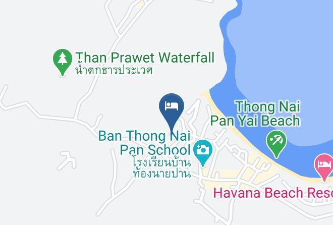 Amphoe Ko Pha Ngan - Buddha Raksa Resort Maps
